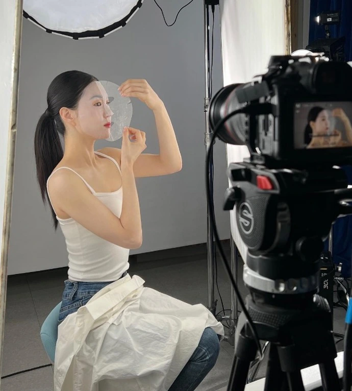 뷰티 모델 촬영